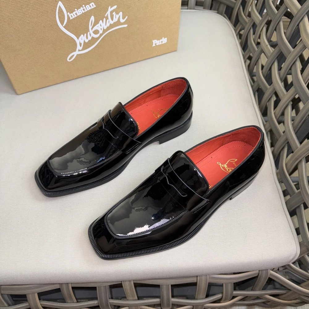Christian Louboutin leather shoes 045,Oxfords,Christian Louboutin Sneakers,Luxury Shoes