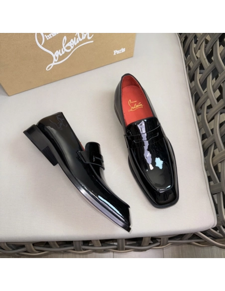 Christian Louboutin leather shoes 045,Oxfords,Christian Louboutin Sneakers,Luxury Shoes