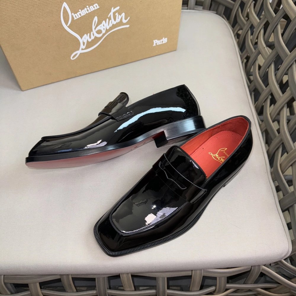Christian Louboutin leather shoes 045,Oxfords,Christian Louboutin Sneakers,Luxury Shoes