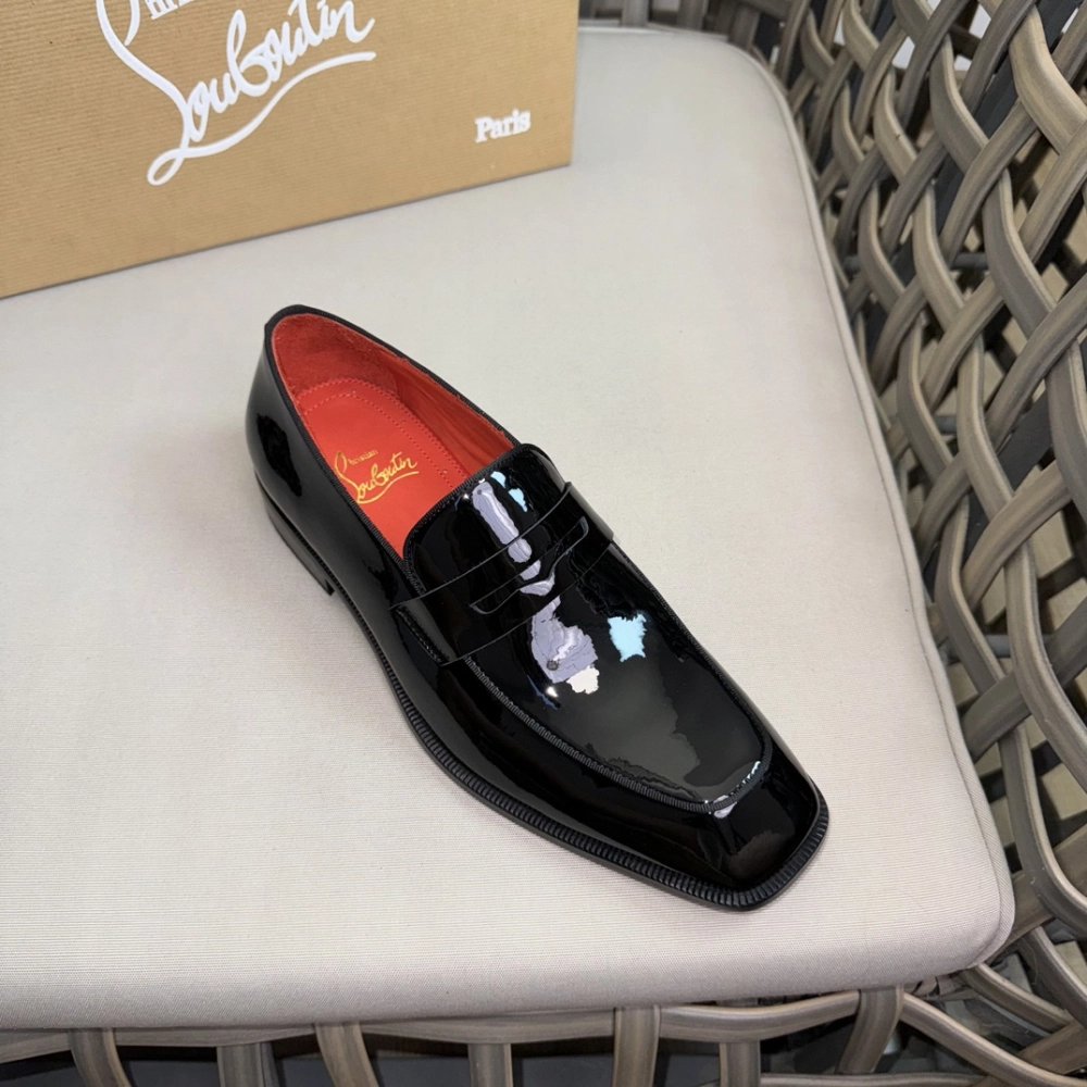 Christian Louboutin leather shoes 045,Oxfords,Christian Louboutin Sneakers,Luxury Shoes
