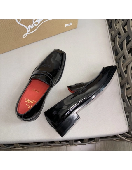 Christian Louboutin leather shoes 045,Oxfords,Christian Louboutin Sneakers,Luxury Shoes