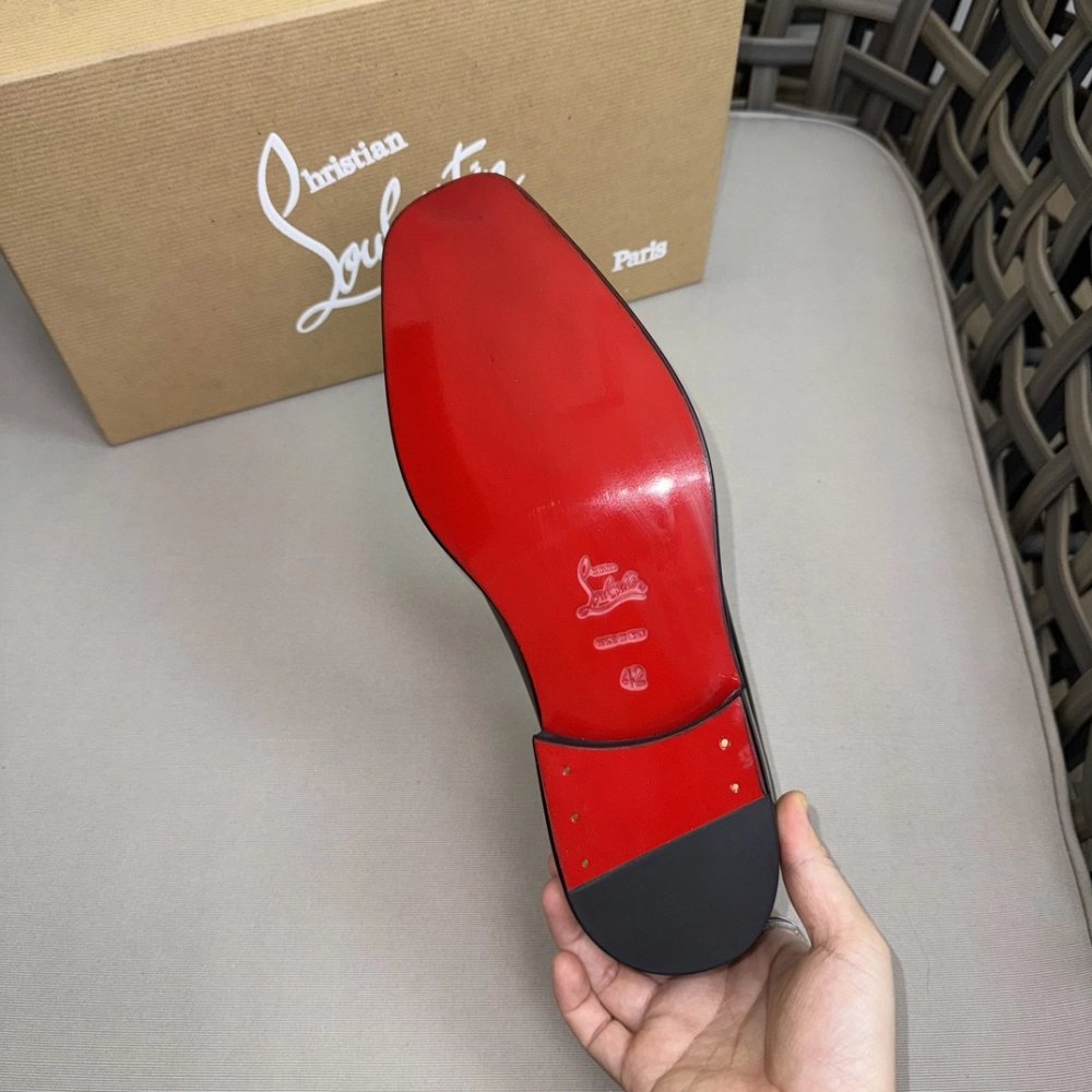 Christian Louboutin leather shoes 045,Oxfords,Christian Louboutin Sneakers,Luxury Shoes