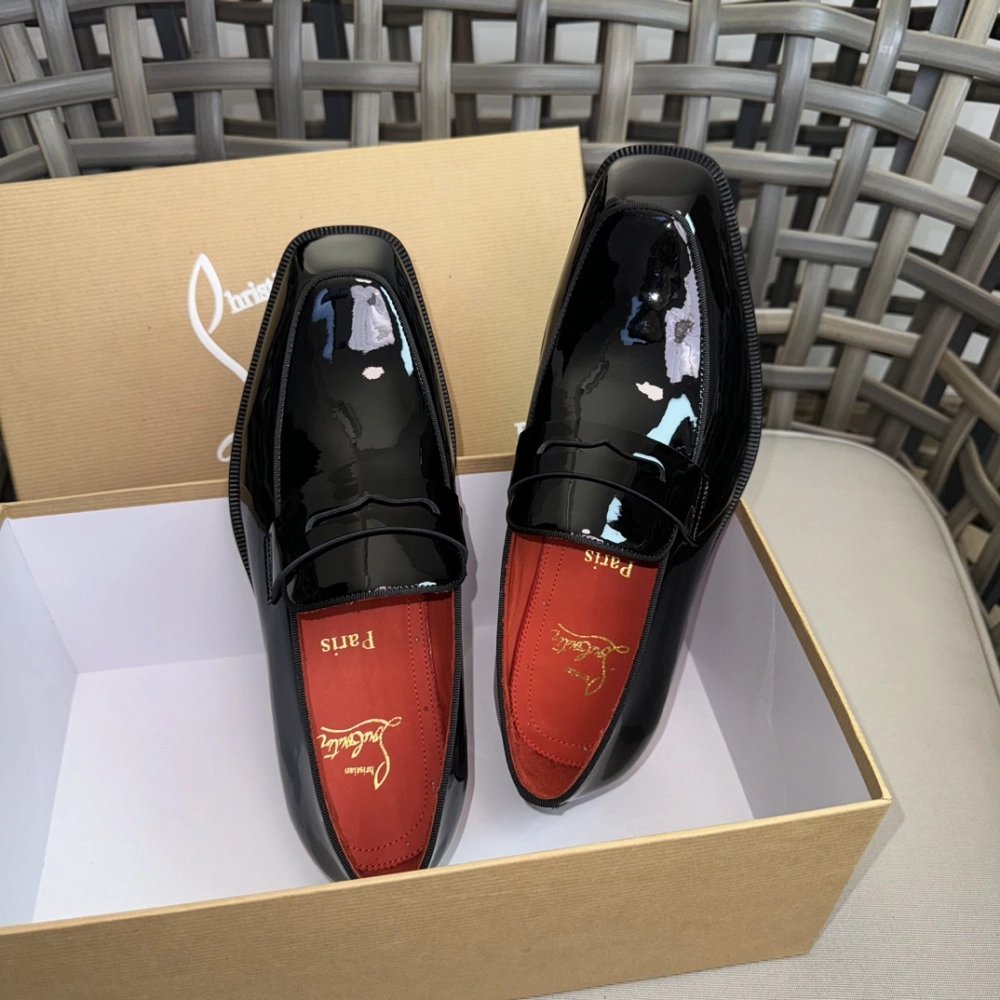 Christian Louboutin leather shoes 045,Oxfords,Christian Louboutin Sneakers,Luxury Shoes
