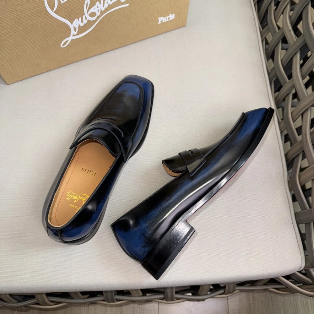 Christian Louboutin leather shoes 046,Oxfords,Christian Louboutin Sneakers,Luxury Shoes