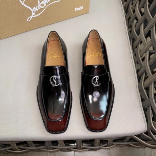 Christian Louboutin leather shoes 047,Oxfords,Christian Louboutin Sneakers,Luxury Shoes
