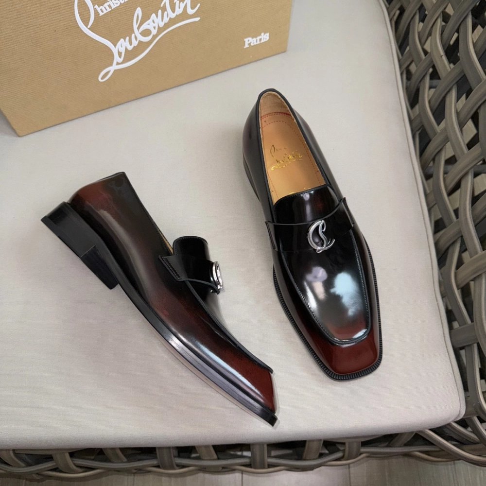 Christian Louboutin leather shoes 047,Oxfords,Christian Louboutin Sneakers,Luxury Shoes