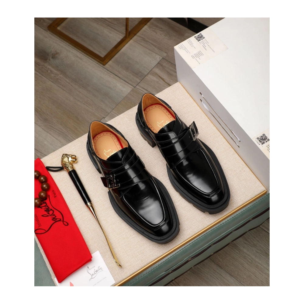 Christian Louboutin leather shoes 033,Oxfords,Christian Louboutin Sneakers,Luxury Shoes
