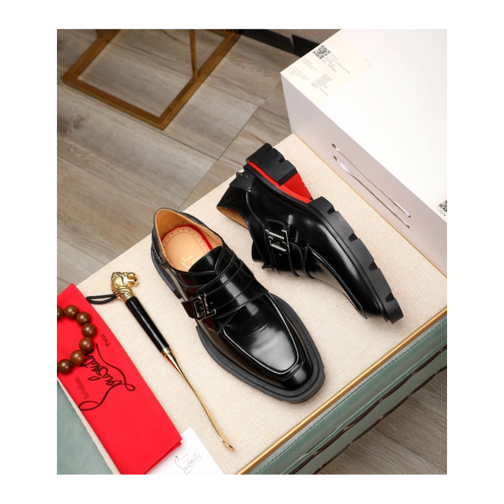 Christian Louboutin leather shoes 033,Oxfords,Christian Louboutin Sneakers,Luxury Shoes