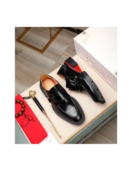 Christian Louboutin leather shoes 033,Oxfords,Christian Louboutin Sneakers,Luxury Shoes