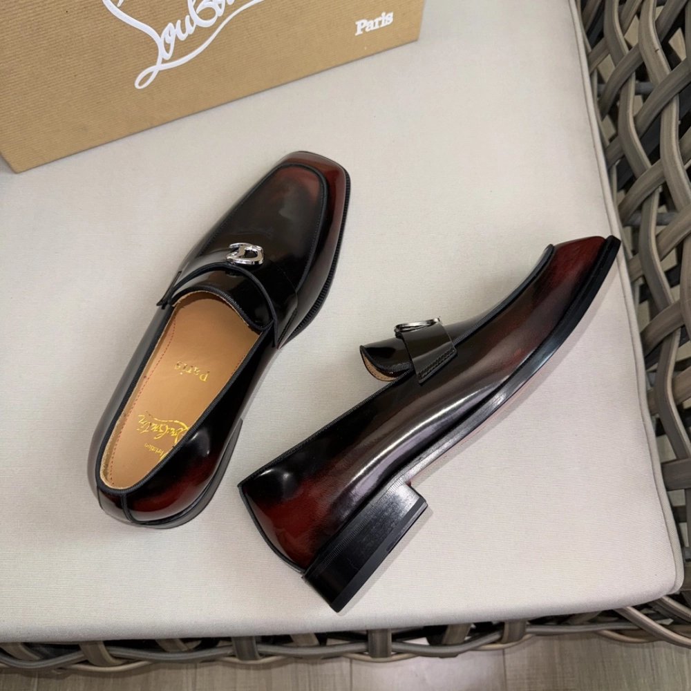 Christian Louboutin leather shoes 047,Oxfords,Christian Louboutin Sneakers,Luxury Shoes