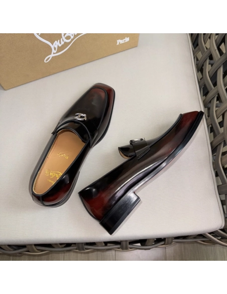 Christian Louboutin leather shoes 047,Oxfords,Christian Louboutin Sneakers,Luxury Shoes