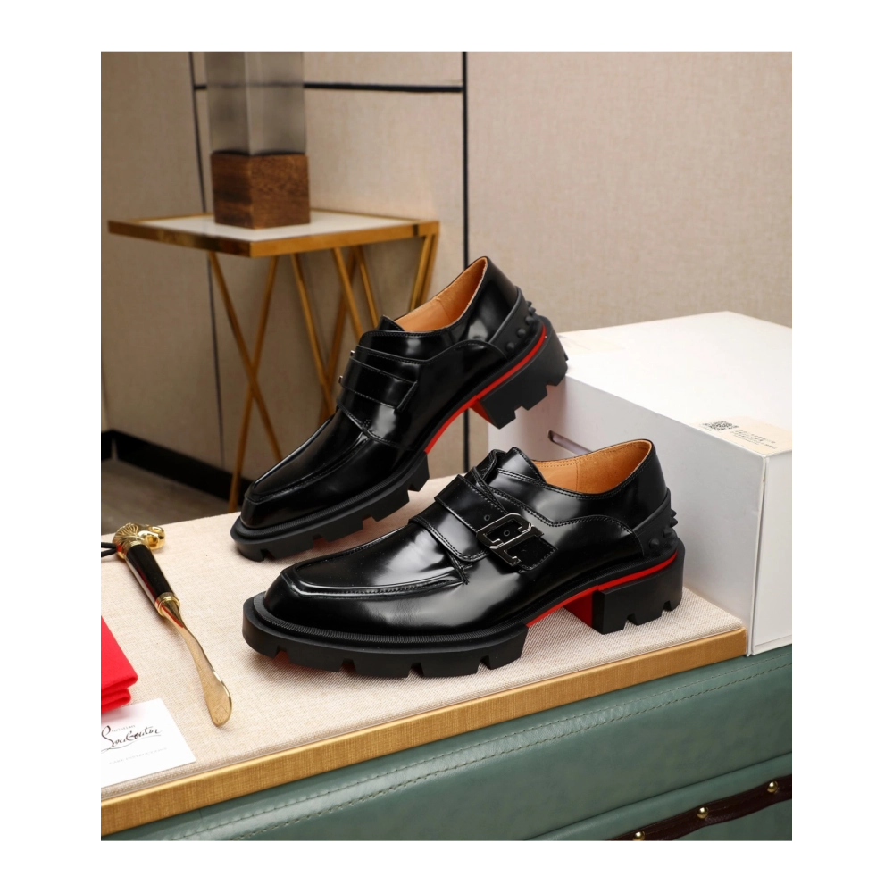 Christian Louboutin leather shoes 033,Oxfords,Christian Louboutin Sneakers,Luxury Shoes