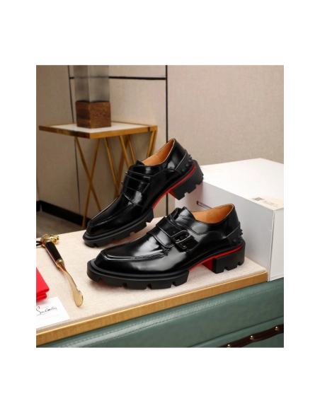 Christian Louboutin leather shoes 033,Oxfords,Christian Louboutin Sneakers,Luxury Shoes