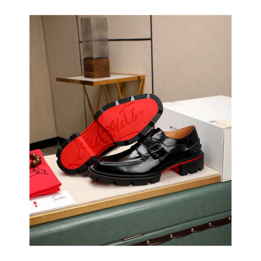 Christian Louboutin leather shoes 033,Oxfords,Christian Louboutin Sneakers,Luxury Shoes