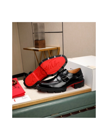 Christian Louboutin leather shoes 033,Oxfords,Christian Louboutin Sneakers,Luxury Shoes