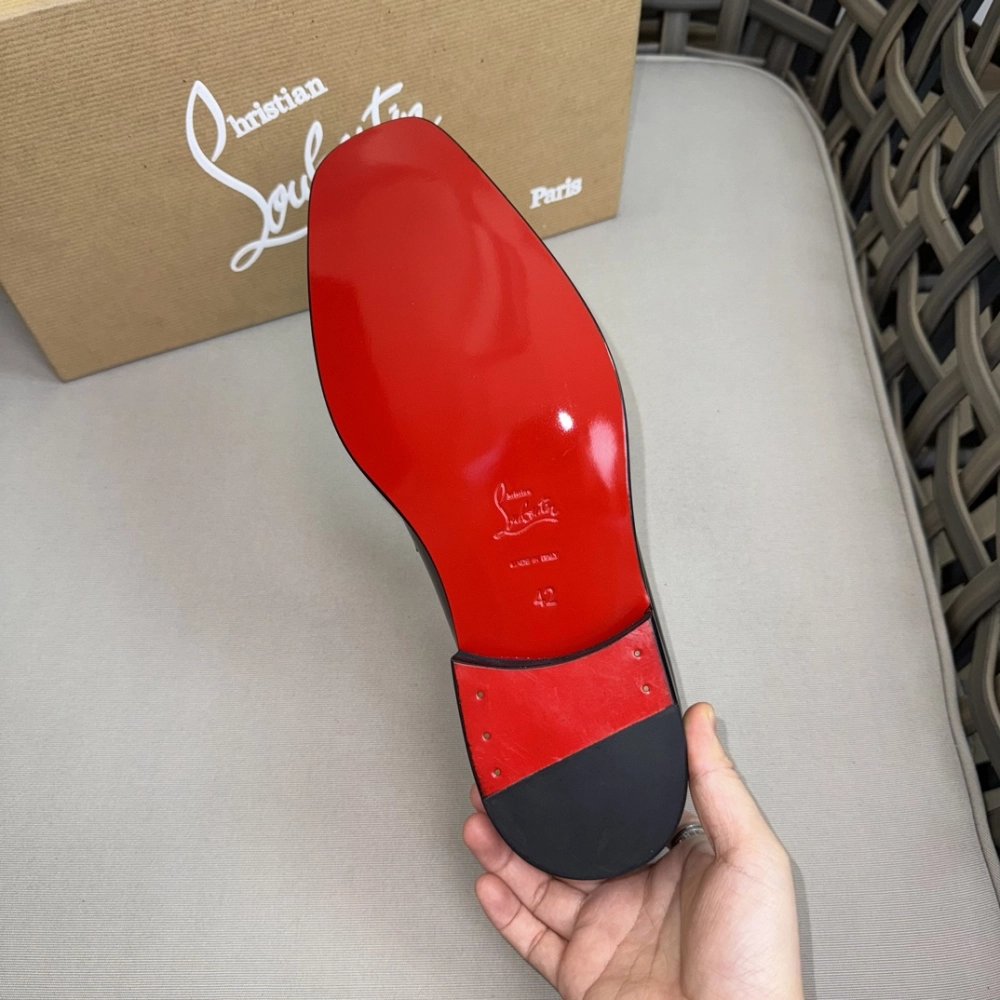 Christian Louboutin leather shoes 047,Oxfords,Christian Louboutin Sneakers,Luxury Shoes