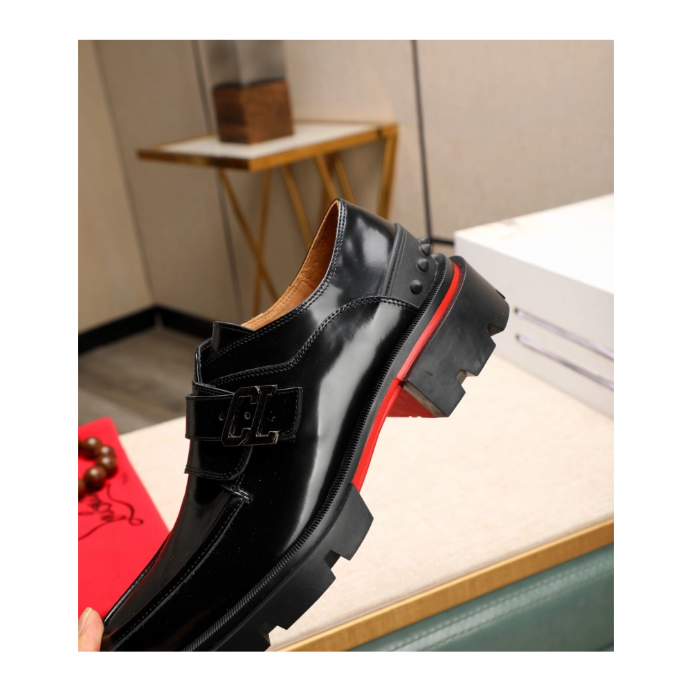 Christian Louboutin leather shoes 033,Oxfords,Christian Louboutin Sneakers,Luxury Shoes