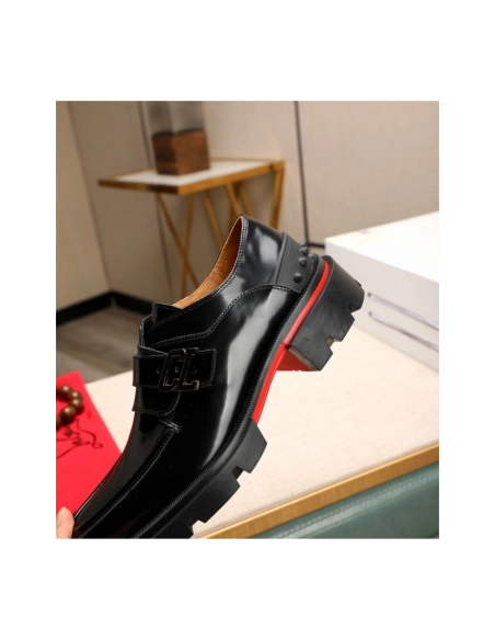 Christian Louboutin leather shoes 033,Oxfords,Christian Louboutin Sneakers,Luxury Shoes