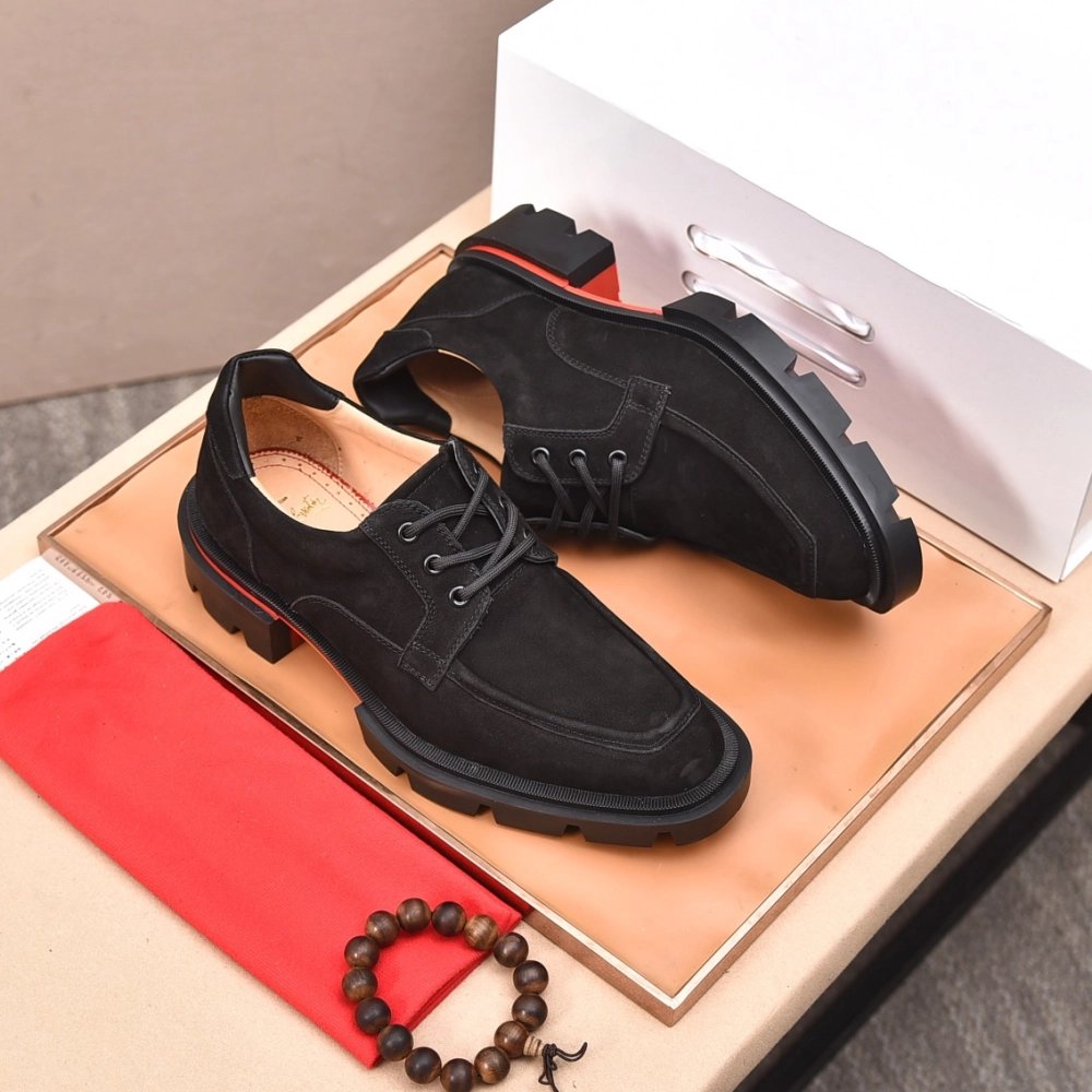 Christian Louboutin leather shoes 035,Oxfords,Christian Louboutin Sneakers,Luxury Shoes