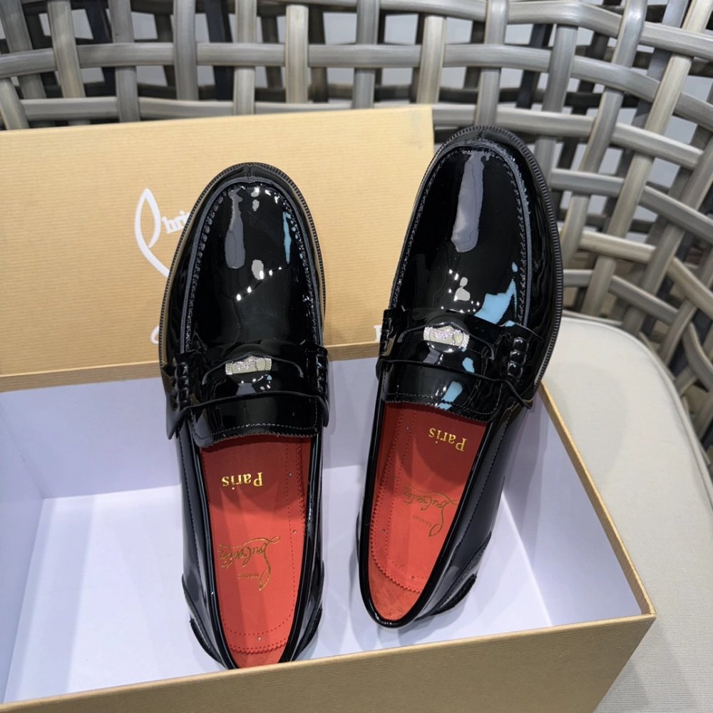 Christian Louboutin leather shoes 042,Oxfords,Christian Louboutin Sneakers,Luxury Shoes