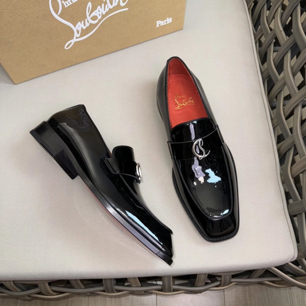 Christian Louboutin leather shoes 048,Oxfords,Christian Louboutin Sneakers,Luxury Shoes
