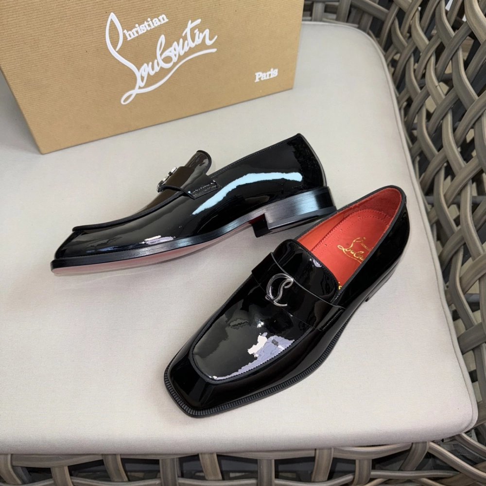 Christian Louboutin leather shoes 048,Oxfords,Christian Louboutin Sneakers,Luxury Shoes