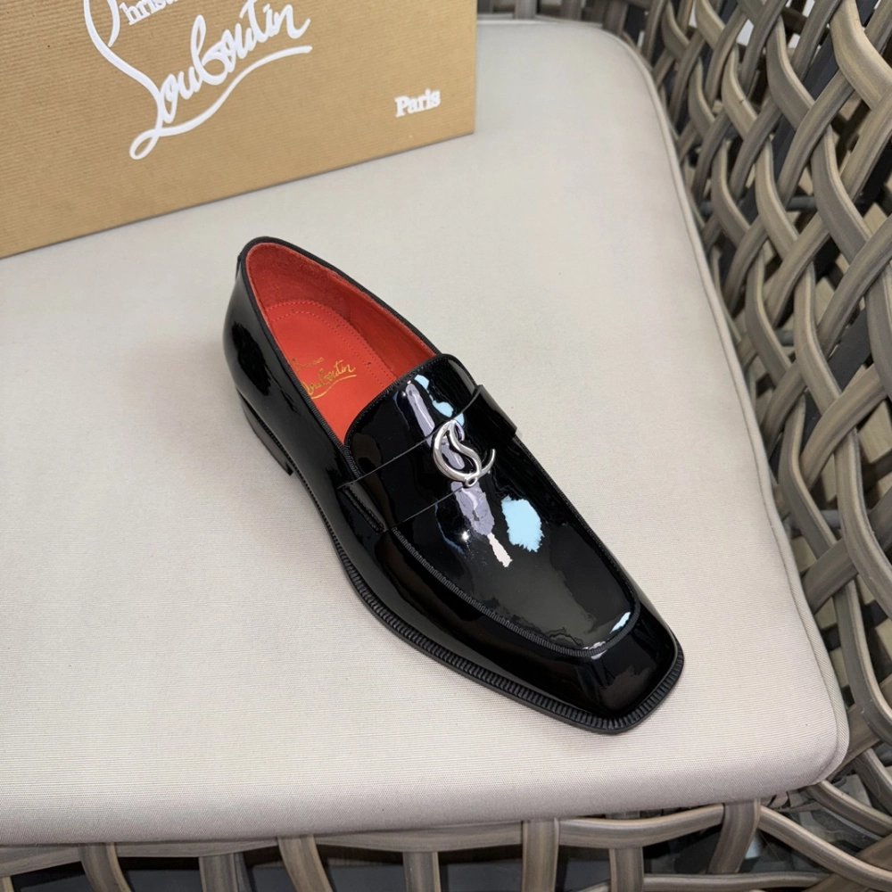 Christian Louboutin leather shoes 048,Oxfords,Christian Louboutin Sneakers,Luxury Shoes