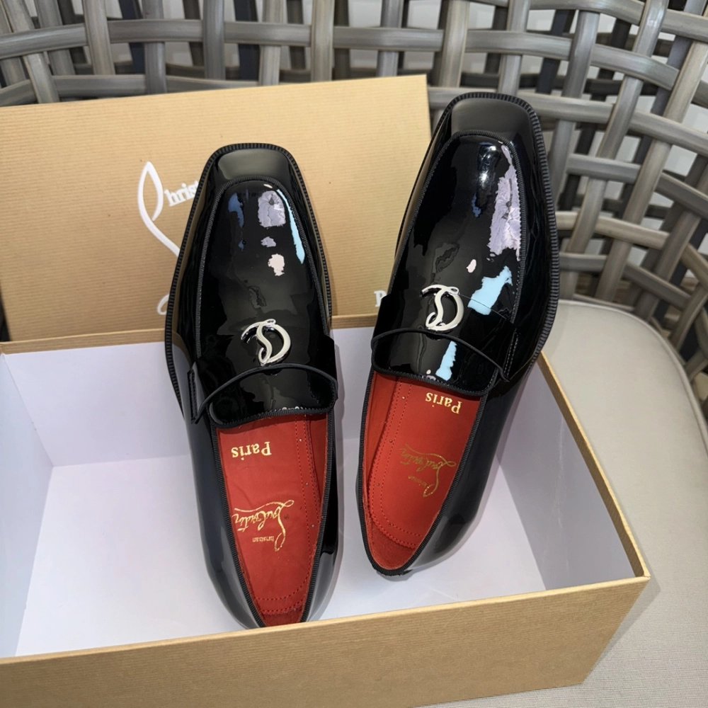 Christian Louboutin leather shoes 048,Oxfords,Christian Louboutin Sneakers,Luxury Shoes