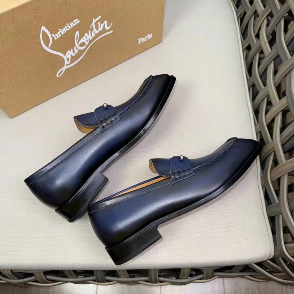 Christian Louboutin leather shoes 049,Oxfords,Christian Louboutin Sneakers,Luxury Shoes