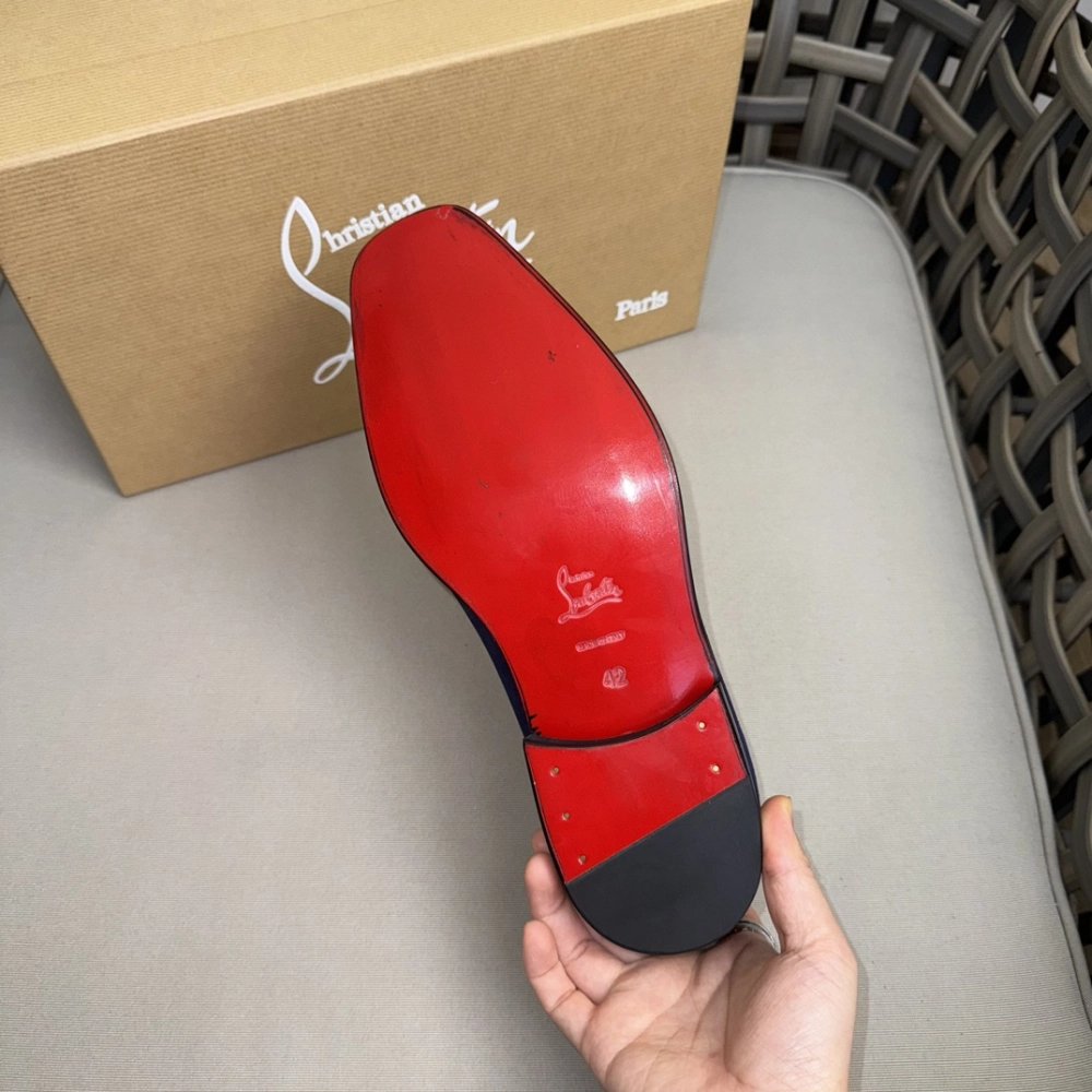 Christian Louboutin leather shoes 050,Oxfords,Christian Louboutin Sneakers,Luxury Shoes