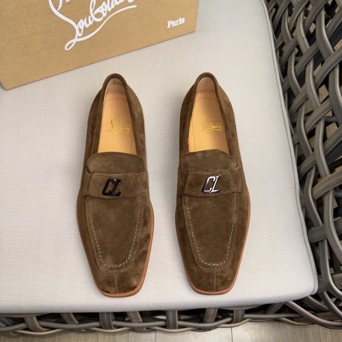 Christian Louboutin leather shoes 051,Oxfords,Christian Louboutin Sneakers,Luxury Shoes