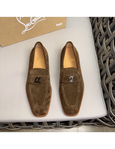 Christian Louboutin leather shoes 051,Oxfords,Christian Louboutin Sneakers,Luxury Shoes