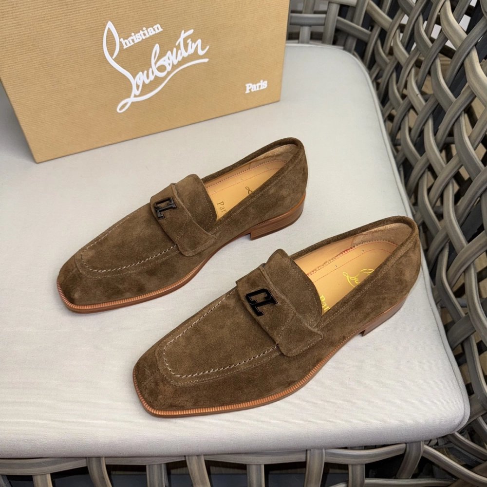 Christian Louboutin leather shoes 051,Oxfords,Christian Louboutin Sneakers,Luxury Shoes