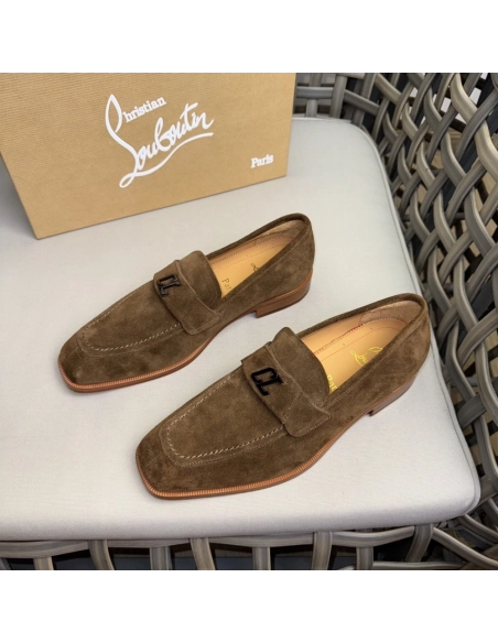Christian Louboutin leather shoes 051,Oxfords,Christian Louboutin Sneakers,Luxury Shoes