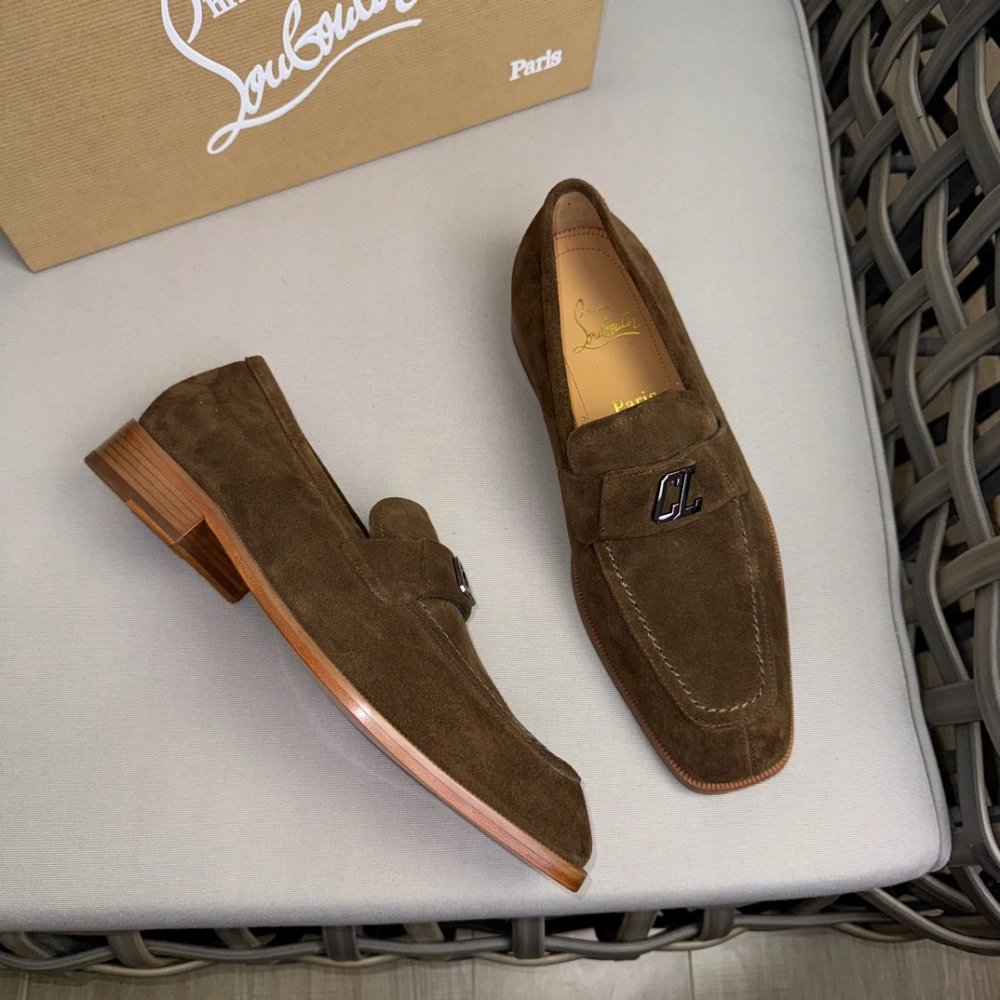 Christian Louboutin leather shoes 051,Oxfords,Christian Louboutin Sneakers,Luxury Shoes