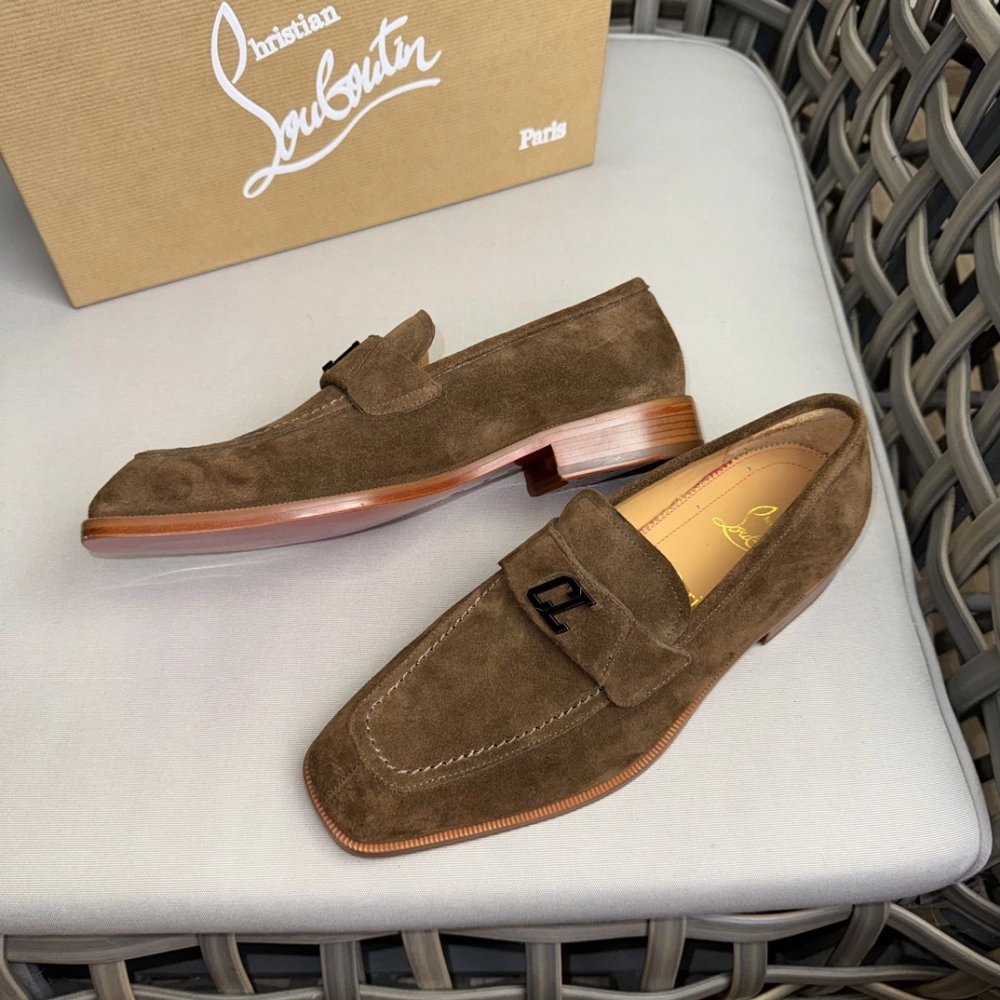 Christian Louboutin leather shoes 051,Oxfords,Christian Louboutin Sneakers,Luxury Shoes