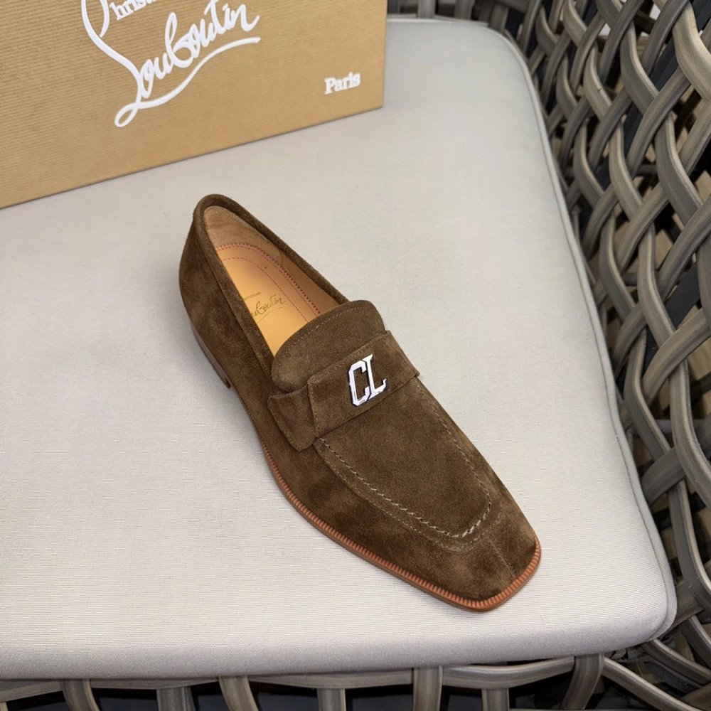 Christian Louboutin leather shoes 051,Oxfords,Christian Louboutin Sneakers,Luxury Shoes