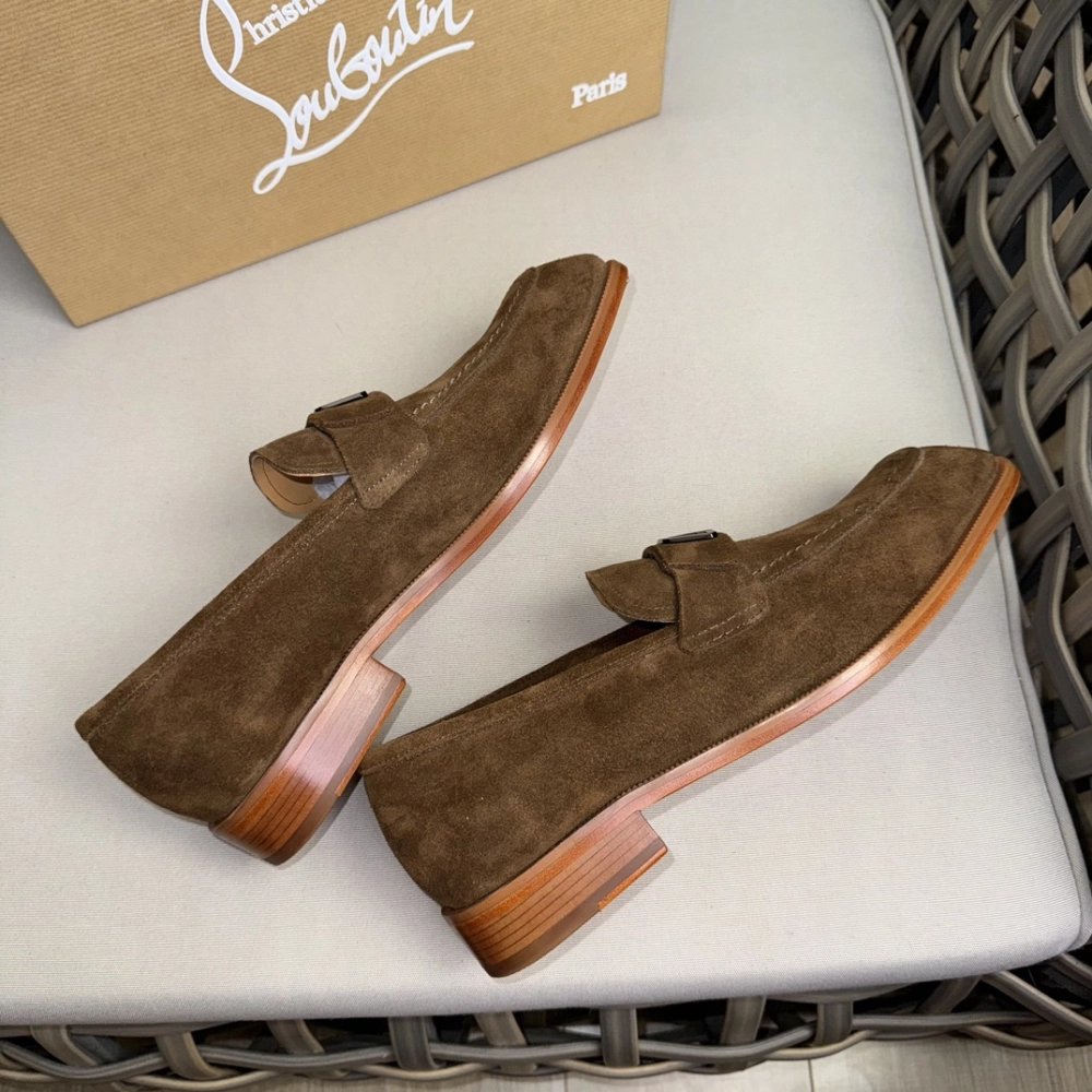 Christian Louboutin leather shoes 051,Oxfords,Christian Louboutin Sneakers,Luxury Shoes