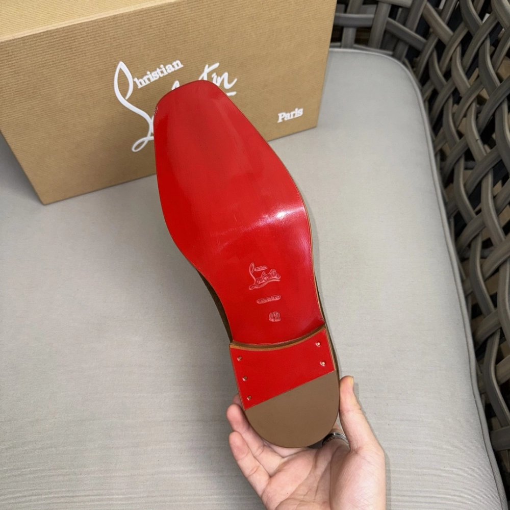 Christian Louboutin leather shoes 051,Oxfords,Christian Louboutin Sneakers,Luxury Shoes
