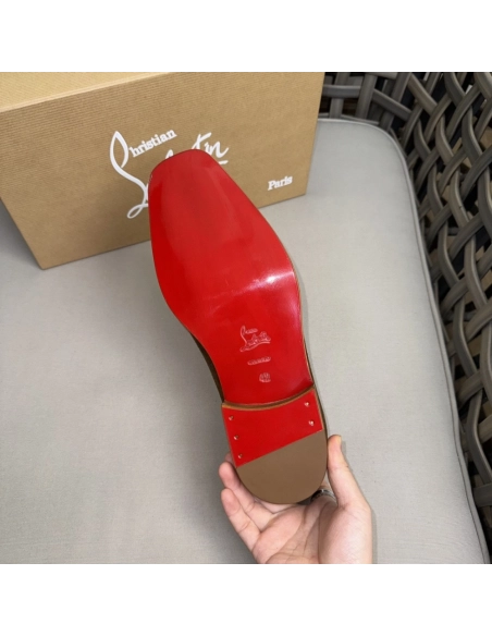 Christian Louboutin leather shoes 051,Oxfords,Christian Louboutin Sneakers,Luxury Shoes