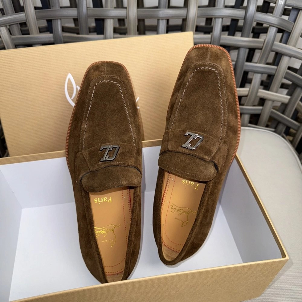 Christian Louboutin leather shoes 051,Oxfords,Christian Louboutin Sneakers,Luxury Shoes