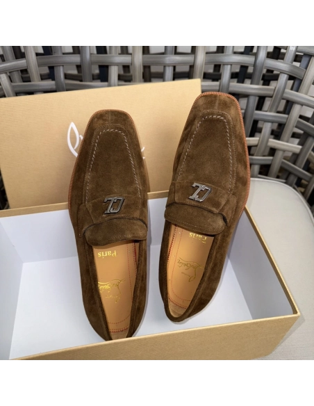 Christian Louboutin leather shoes 051,Oxfords,Christian Louboutin Sneakers,Luxury Shoes