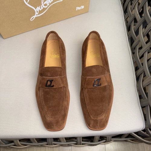 Christian Louboutin leather shoes 052,Oxfords,Christian Louboutin Sneakers,Luxury Shoes
