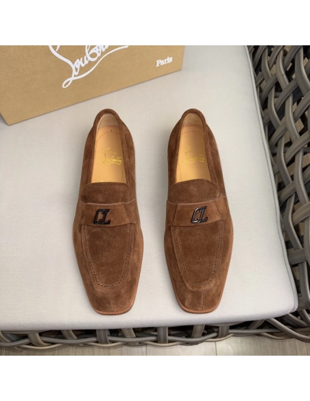Christian Louboutin leather shoes 052,Oxfords,Christian Louboutin Sneakers,Luxury Shoes