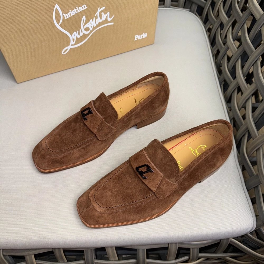 Christian Louboutin leather shoes 052,Oxfords,Christian Louboutin Sneakers,Luxury Shoes