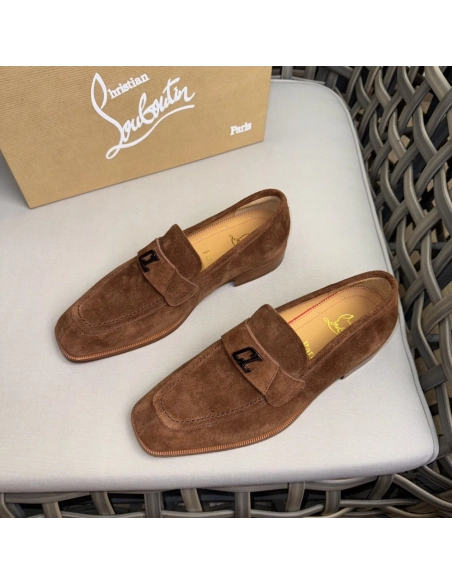 Christian Louboutin leather shoes 052,Oxfords,Christian Louboutin Sneakers,Luxury Shoes