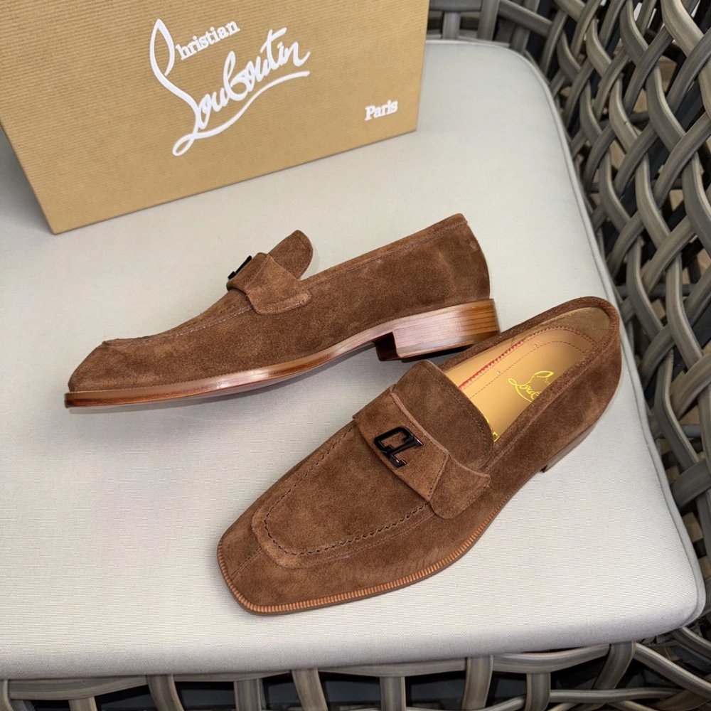 Christian Louboutin leather shoes 052,Oxfords,Christian Louboutin Sneakers,Luxury Shoes