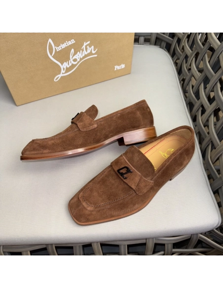 Christian Louboutin leather shoes 052,Oxfords,Christian Louboutin Sneakers,Luxury Shoes