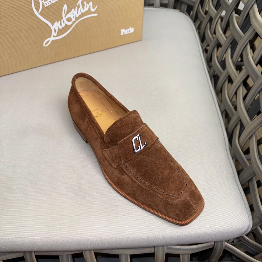 Christian Louboutin leather shoes 052,Oxfords,Christian Louboutin Sneakers,Luxury Shoes