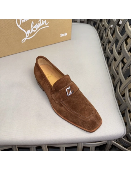 Christian Louboutin leather shoes 052,Oxfords,Christian Louboutin Sneakers,Luxury Shoes